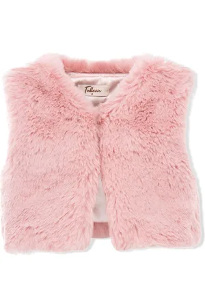 Tulleen Faux-fur vest jacket