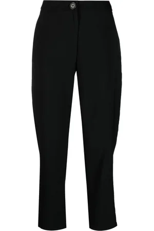 Armani Exchange High-waisted cropped trousers