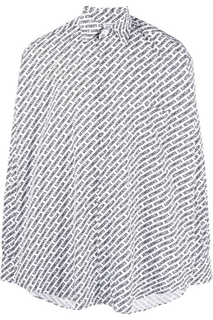 Vetements Logo-print cotton shirt