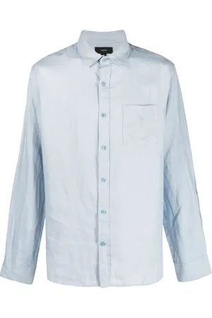Vince Long-sleeve linen shirt