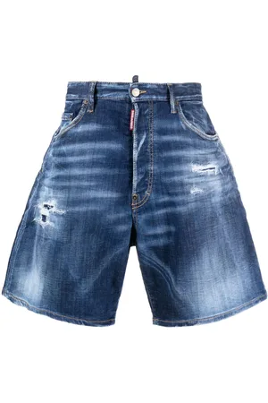 Dsquared2 Wide-leg denim shorts