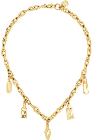 Givenchy 2000s perfume bottles necklace