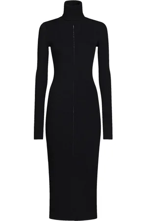 Marni Roll-neck ribbed midi dress