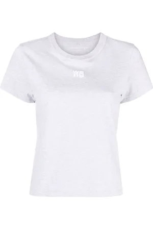 Alexander Wang Logo patch short-sleeve T-shirt