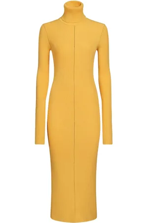 Marni Roll-neck ribbed midi dress