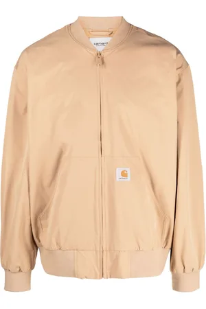 Carhartt Logo-patch bomber jacket