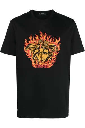 VERSACE Medusa Flame cotton T-shirt