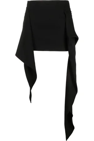 The Attico Riley asymmetric miniskirt