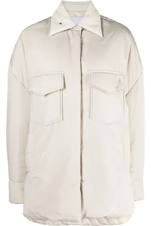 The Attico Padded buttoned oversized coat