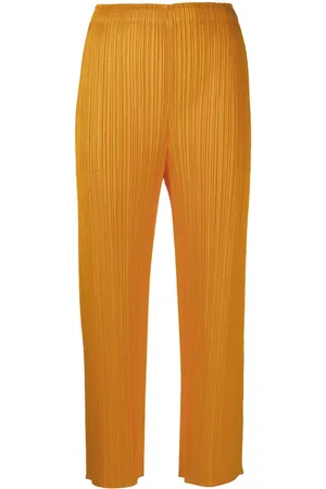 PLEATS PLEASE ISSEY MIYAKE Plissé cropped trousers