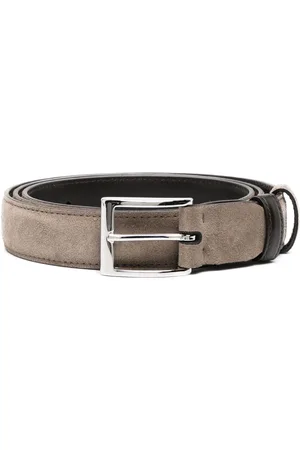 Hogan Buckle-fastening suede belt