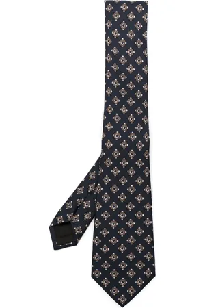 Giorgio Armani Geometric-pattern silk tie