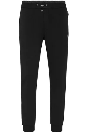 Philipp Plein Logo-patch drawstring track pants