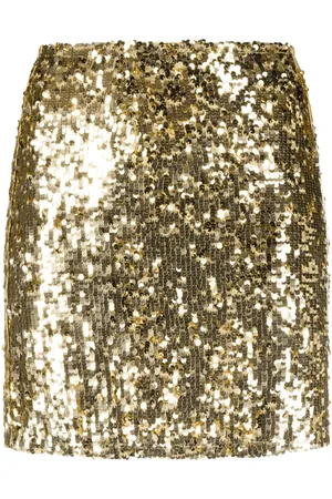 Atu Body Couture Sequin-embellished fitted mini skirt