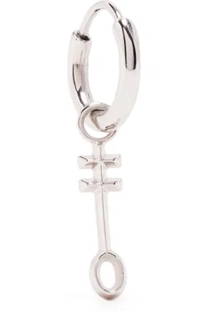 CAPSULE ELEVEN Nefer-symbol hoop earring