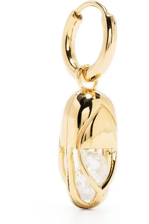 CAPSULE ELEVEN Capsule-Quartz hoop earrings