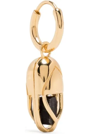 CAPSULE ELEVEN Capsule Onyx hoop earring