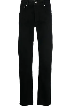 Kenzo Logo-patch straight-leg jeans