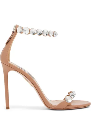Aquazzura Maxi-Tequila 105mm leather sandals
