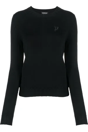 Dondup Logo-patch round-neck jumper