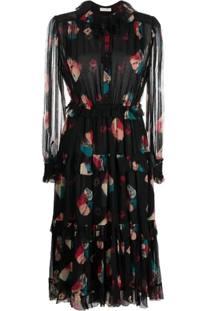 ULLA JOHNSON Reina chiffon midi dress