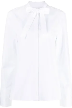 Jil Sander Bow-detailing cotton shirt