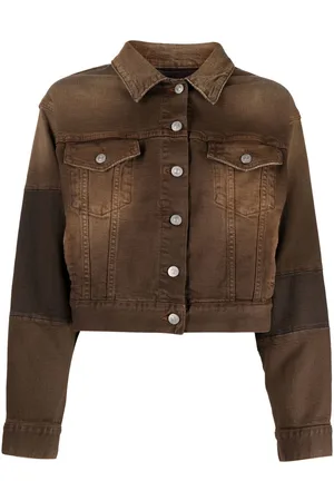 Maison Margiela Cropped bleach-wash jacket