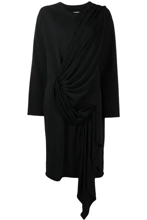 Maison Margiela Draped-detail sweater dress