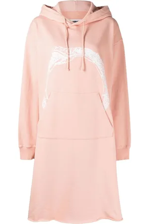 Maison Margiela Snake-print hooded dress
