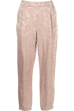 Fabiana Filippi High-rise cropped jacquard trousers