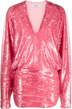 The Attico Gael sequin-embellished minidress