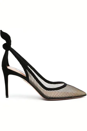 Aquazzura 85mm mesh-panelled pumps