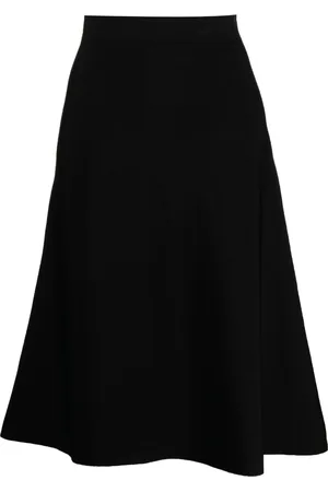 Jil Sander A-Line asymmetric midi skirt