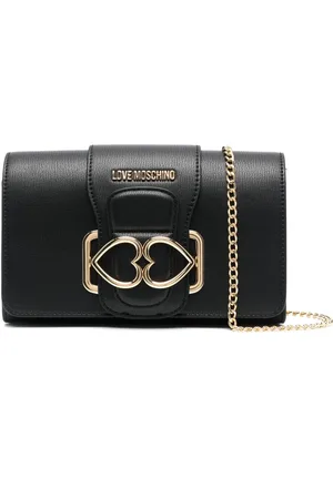 Moschino Logo-plaque crossbody bag