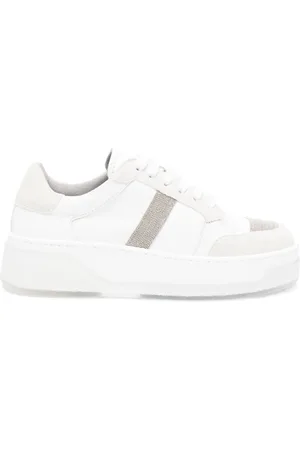Fabiana Filippi Glitter-detail low-top sneakers