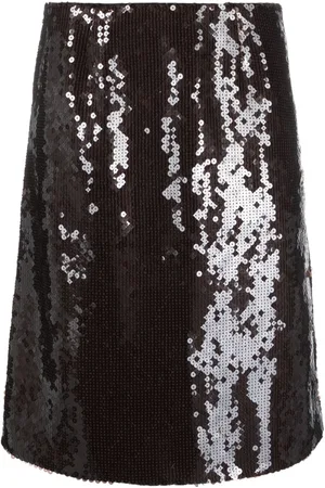 16Arlington Wile sequinned midi skirt