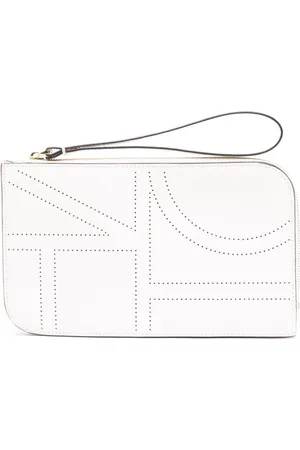 Totême Perforated zipped clutch