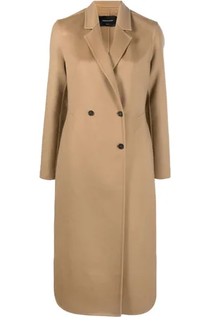 Fabiana Filippi Double-breasted virgin wool-cashmere blend coat