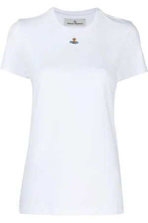 Vivienne Westwood Orb logo-embroidery cotton T-shirt