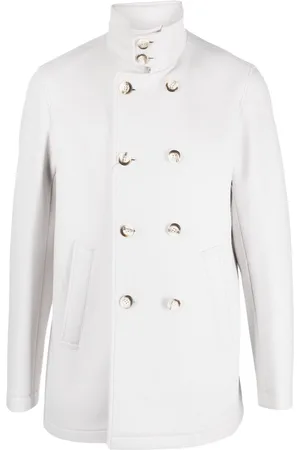 HERNO Double-breasted high-neck coat