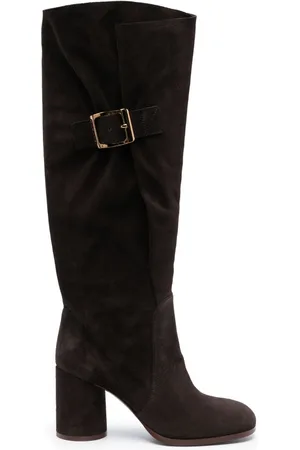 Casadei Cleo Kate 85mm suede boots