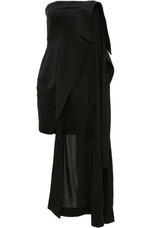 J.W.Anderson Deconstructed strapless minidress