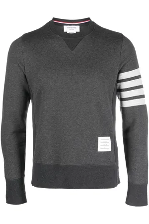 Thom Browne Logo-patch cotton sweatshirt