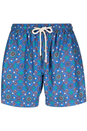 PENINSULA SWIMWEAR Graphic-print swim shorts