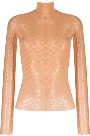 FORTE FORTE Lace-detail long-sleeved top