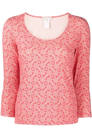 Céline 1990-2000s Macadam three-quarter sleeved top