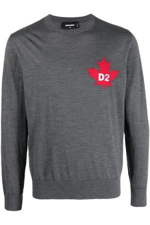 Dsquared2 Maple leaf-motif sweater