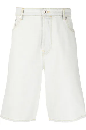 Kenzo Logo-embroidered denim shorts