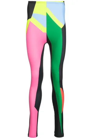 WALTER VAN BEIRENDONCK Legs graphic-print leggings
