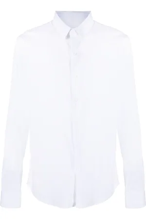 Sandro Long-sleeve cotton-blend shirt